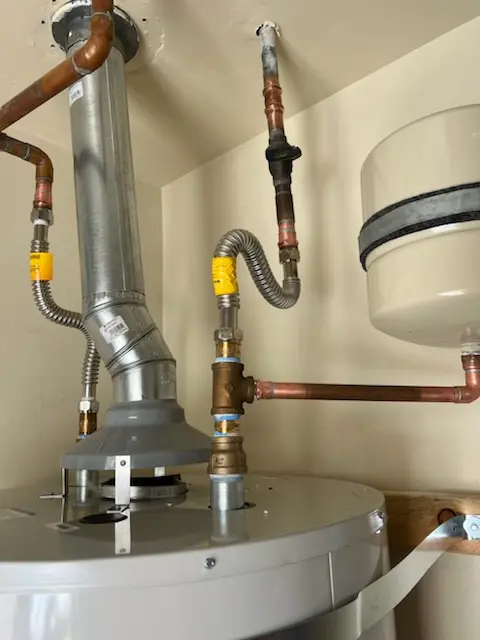 Water heater installation and plumbing repair in Brockport